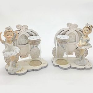 Bomboniera ballerina realizzata in resina