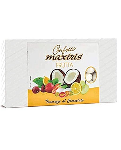 Confetti bianchi frutta Maxtris al cioccolato bianco e mandorla