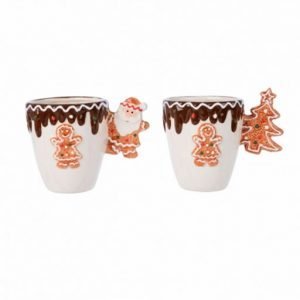 Tazze Mug natalizie in ceramica disponibili in due differenti varianti. Indicare nelle note la preferenza desiderata.