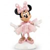 Minnie Disney , bomboniera realizzata in resina colorata, l'amato personaggio Disney in veste di ballerina: Topolina, infatti, è vestita con un tutù da ballerina creato con del tulle rosa, fiocco rosa e scarpette danza classica. Dimensione: 6,5 x 4 cm