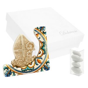 Icona Maiolica Cresima, bomboniera realizzata in resina, completa di scatolina originale. Bellissimo significato di amore vita e famiglia, ideale per lasciare un ricordo indelebile nei vostri invitati.