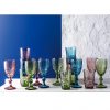 Nuovi Bicchieri colorati della linea Madame. È un set da tavola del marchio “Tognana” decorato in vetro colorato.
