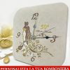 Bomboniera orologio nozze d'oro coppia sposi Matrimonio realizzato in ecopelle, utilizzabile sia da parete che da tavolo