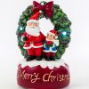 Carillon Babbo Natale con luci led realizzato in resina. Un’ottima idea regalo in occasione del Natale.