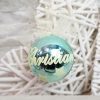 Pallina Natale personalizzata Tiffany realizzato in plastica Decora il tuo albero di natale con uno bellissima pallina personalizzata.