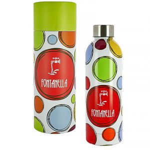 Bottiglia termica bolle originale proposte come idea regalo e bomboniere comunione, matrimonio, ecc... L’innovativa "Fontanella" mantiene le bevande fredde per 24 ore o calde per 12 ore. Design eleganti. Materiali di qualità.