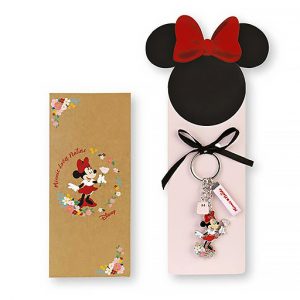 Portachiavi Minnie con fiorellini Disney. Mickey realizzato in metallo. Compreso nel prezzo regaliamo bellissima scatola firmata Disney. Ideal Primo compleanno. Nuova collezione 2022. 