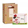 Portafoto Minnie con fiorellini Disney. Mickey realizzato in resina. Compreso nel prezzo regaliamo bellissima scatola firmata Disney.  Nuova collezione 2022. 