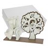 Orologio albero cuori, con rappresentazione famiglia con bimbo. Orologio realizzato in legno. Nuova collezione 2022. 