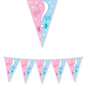 Festone baby girl or boy. Perfetti per decorare una mega party baby shower. Nascita. Dimensione: 3 mt