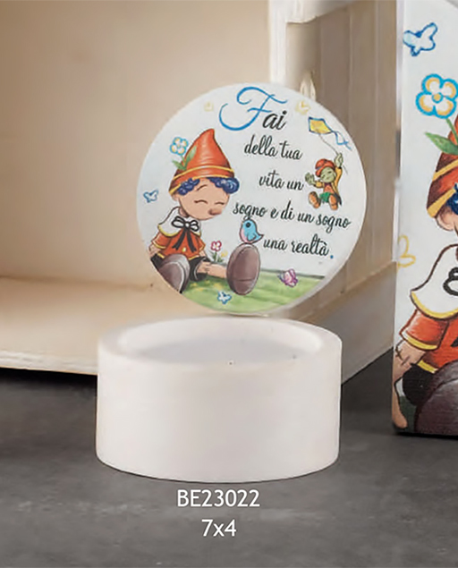 Kit 12 Portachiavi Bomboniera Pinocchio In Resina Colorata – Nascita, Battesimo, Compleanno