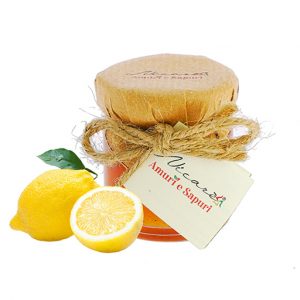 Bomboniera marmellata limoni appartenente alla linea Nicarè. Nuova collezione.