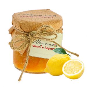 Bomboniera marmellata limoni appartenente alla linea Nicarè. Nuova collezione.