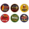 Tappo birra magnete. Assortito in 6 modelli come indicato in foto