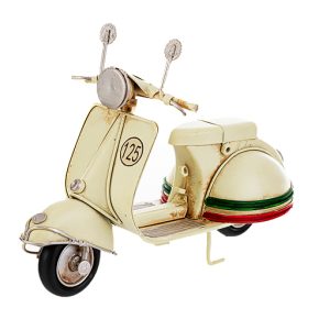 Bomboniera vespa 50 bianca splendido modellino realizzato in metallo disponibile in due misure