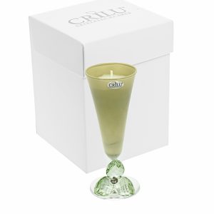 Bellissima bomboniera matrimonio della linea Crilù candela flut 