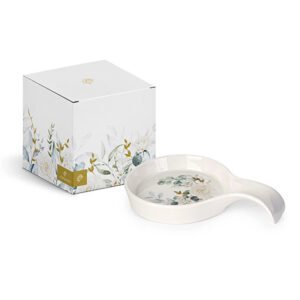 Poggiamestolo blooming love decorata in stile floreale