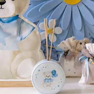Profumatore Orsetto con palloncino color cielo