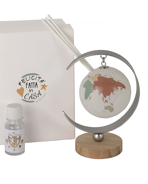 Bomboniera mappamondo diffusore.