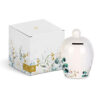 Salvadanaio blooming love decorata in stile floreale
