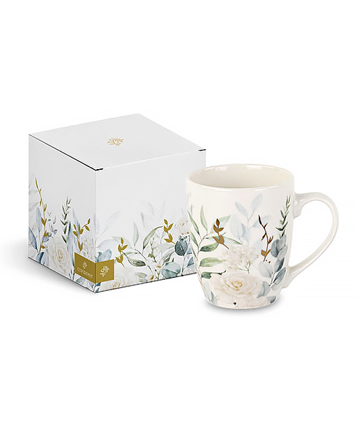 Tazza blooming love decorata in stile floreale