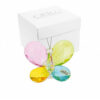 Bomboniera farfalla swaroski multicolor con antenne