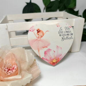 Cuore ballerina danzante pers.
