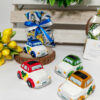 Auto appoggio con decoro limone assortita in tre colori. L’articolo è acquistabile come singola bomboniera da confezionare o già completa