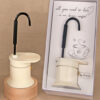 Caffettiera kikko classic 1 tazza, realmente funzionante,color beige.