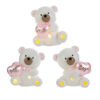 Orsetto rosa con cuore led, rendi magico ogni evento speciale