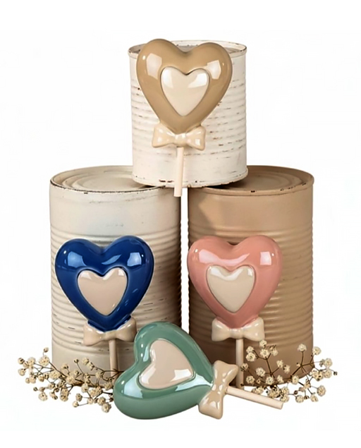 Bomboniera cuore appoggio magnete.