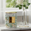 Candela linea intrecci decorato in stile floreale. Nuova collezione 2026