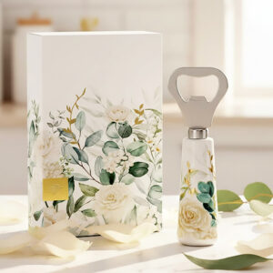 Apribottiglie blooming love decorato in stile floreale. Nuova collezione 2026