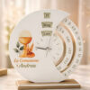 Orologio calendario perpetuo Prima Comunione personalizzato con il tuo nome