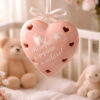 Lampada led cuore a forma di palloncino rosa con la frase “Chi sogna impara a volare”