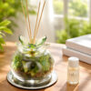 Profumatore ampolla pot-pourri con petali in swarovski