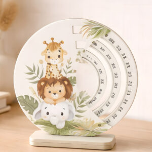 Calendario animaletti baby savana.