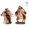 Set Statuine presepe realizzate in stoffa resina, riproduzioni perfette